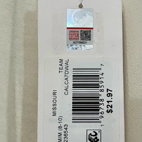 Hanes Women's White Missouri Tigers T-Shirt - Picture 2 of 4